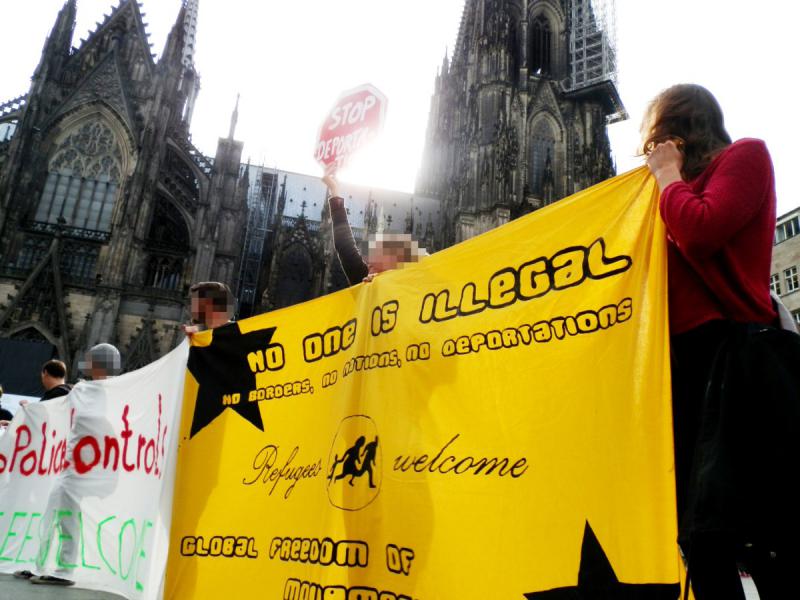 Auftaktaktion gegen Mos Maiorum, Köln HBF 7