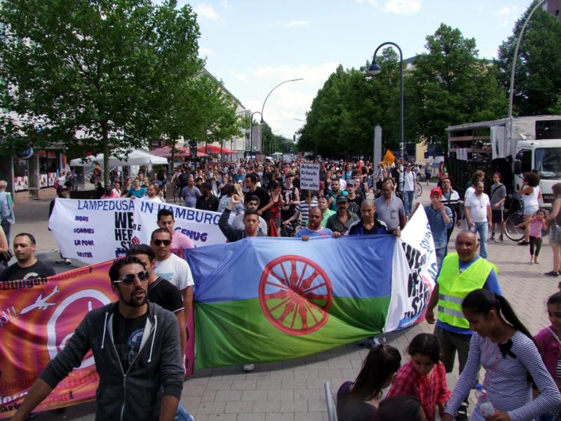 Protest für Bleiberecht - 12