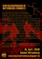 Flyer No Pasaran Rückseite