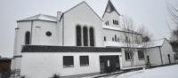 Von außen ist der Schaden im Gotteshaus an der Quettinger Straße nicht zu sehen.