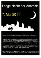 Lange Nacht der Anarchie Plakat