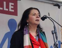 Birgit Kelle spricht auf der demo-fuer-alle-