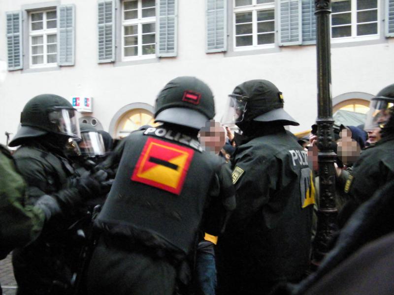 Antifaschistische Demonstration am 14. November 2009 in Freiburg