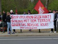 Kundgebung vor der indischen Botschaft