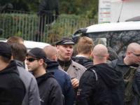 Wulff während der Demonstration in Bochum am 25.10.08