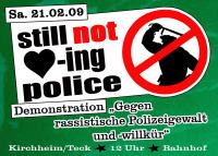 Flyer für die Demo